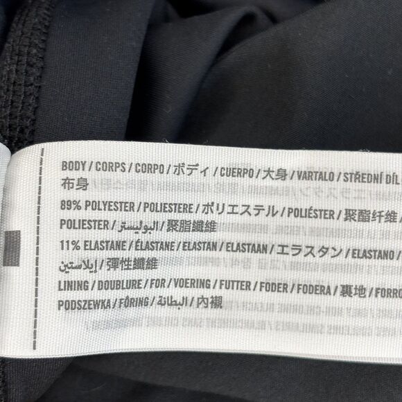 Abercrombie & Fitch Black Traveler Mini Athletic Medium M Dress Built in Shorts - Picture 7 of 8